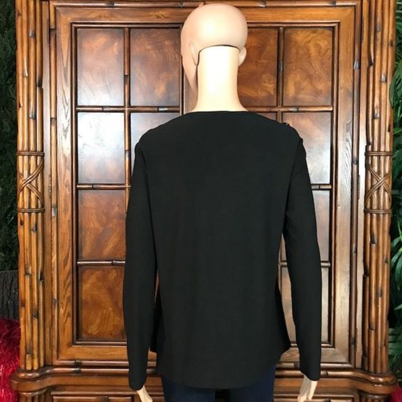 Antthony Original Noir 3D Jewel Beaded Floral Top - Picture 3 of 13